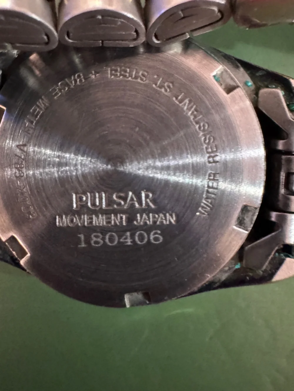 Pulsar Two Tone Stainless Steel Rare Vintage Bracelet Style Watch